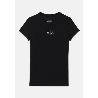 Afbeelding van Armani Exchange Tshirt print, Dames, Maat: XS, Black