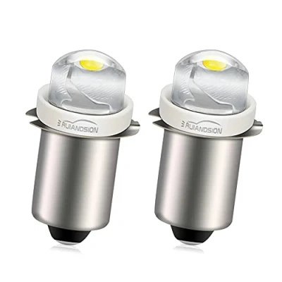 Afbeelding van Ruiandsion 2 stks P13.5S LED lampen 6 V 0.5 W Wit 6000 K Gloeilamp Zaklamp Zaklamp, Niet polaire fit zowel negatieve aarde en positieve