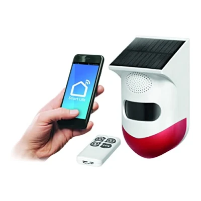 Afbeelding van VIRONE AS 7 Alarmsysteem Met Ingebouwde Sirene en Zonnebatterij Op Afstand Bestuurbaar via wifi TUYA