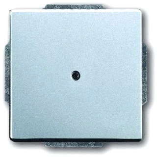 Afbeelding van Abb busch jaeger centraalplaat 1 x uit boring 10mm f aluzilver 2cka001710a3665