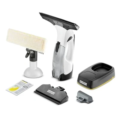 Afbeelding van Kärcher Window Vac WV 5 Plus N Battery accu raamwisser Extra en laadstation Looptijd 35 min. Inclusief brede smalle zuigmond Complete set