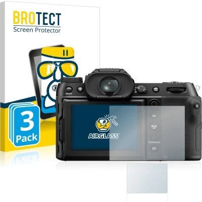 Afbeelding van BROTECT Screenprotector voor Fujifilm GFX50S II Folie Beschermfolie Beschermglas transparant (3 Stuks)