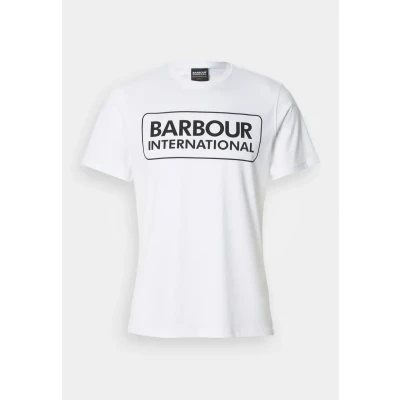 Afbeelding van T Shirt Barbour Essential Large Logo White