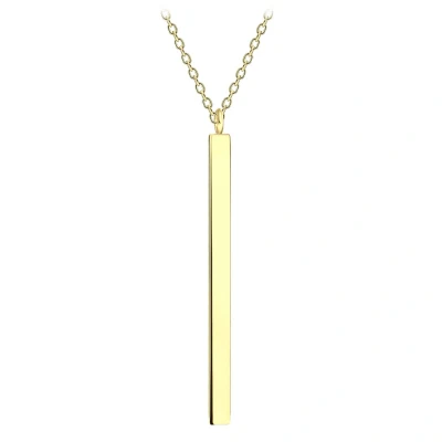 Afbeelding van Gold plated ketting met hanger, staafje