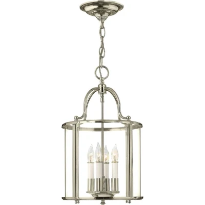 Afbeelding van Landelijke Hanglamp Steady Lighting Metaal Landelijk E14 L: 29.7cm Voor Binnen Woonkamer Eetkamer Zilver