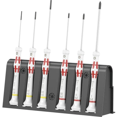 Afbeelding van Wera Kraftform Micro Special Edition 1 schroevendraaierset 6 delig sleuf, kruiskop Phillips