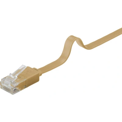 Afbeelding van U/UTP Kabel 15 meter Lichtbruin Goobay