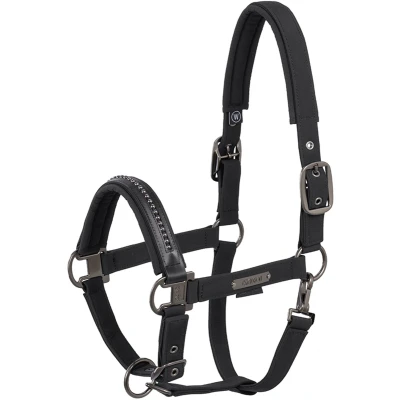 Afbeelding van Eskadron Halster Softshell Pearls Platinum Zwart WB