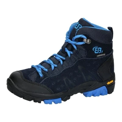 Afbeelding van Brütting Mount Bona High Kids Trekking en wandellaarzen voor kinderen, uniseks, marineblauw, 30 EU