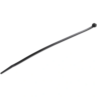 Afbeelding van StarTech.com CBMZT10B kabelbinder Losmaakbare Nylon, Kunststof Zwart 100 stuk(s)