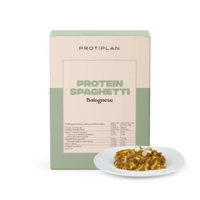 Afbeelding van Protiplan Spaghetti Bolognese 7 x 44 gram Koolhydraatarme Pasta Eiwitrijke