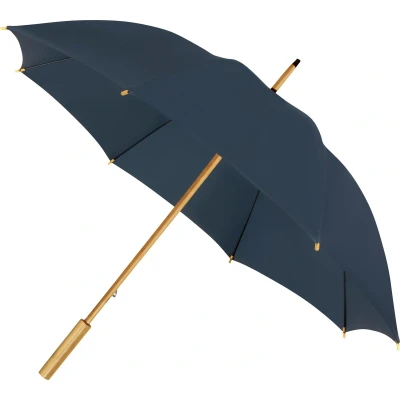 Afbeelding van Eco bamboe paraplu windproof marineblauw
