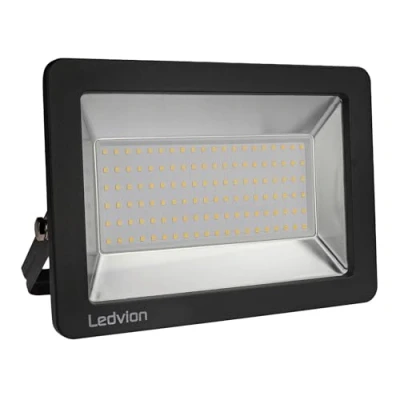 Afbeelding van Ledvion LED Breedstraler, 100 watt Osram 6500K 12000 lumen werklamp, outdoor Breedstraler IP65 waterdicht, met snelkoppeling