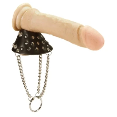Afbeelding van Rimba Bondage Play Ballstretcher parachute met spijkertjes binnenkant