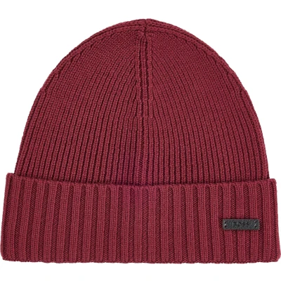 Afbeelding van BOSS FATI Unisex Muts, Maat: One Size, Dunkelrot zwei