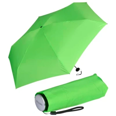 Afbeelding van Doppler Super Mini Fiber compacte zakparaplu extra licht en klein, groen, 92 cm