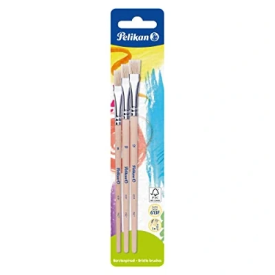 Afbeelding van Pelikan penselenset S613F, blister van 3 stuks, nr 8, 10 en 12