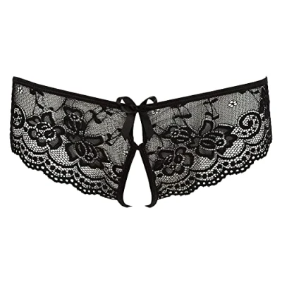 Afbeelding van Kanten Slip Open Zwart Cottelli Collection