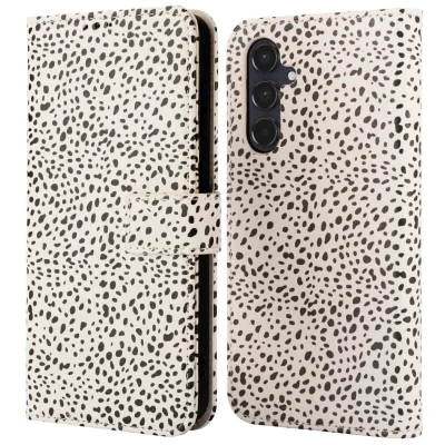 Afbeelding van imoshion Hoesje Geschikt voor Samsung Galaxy A55 Design Bookcase smartphone Desert Dots