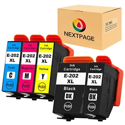 Afbeelding van Nextpage 202XL Vervanging voor Epson 202 XL inktcartridges Expression Premium XP 6100 6105 6000 6005 XP6000 XP6005 XP6100 Multipack (1 zwart, 1 foto cyaan, magenta,