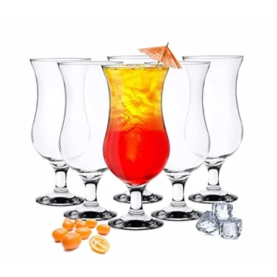 Afbeelding van Sendez Cocktailglazen, set met 6 stuks, inhoud 480 ml, longdrinkglazen,