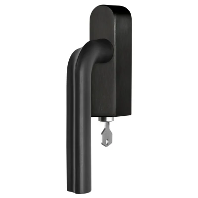 Afbeelding van Formani Draaikiepgarnituur David Rockwell ECLIPSE DR100 DKLOCK O afsluitbaar linksdraaiend PVD mat zwart