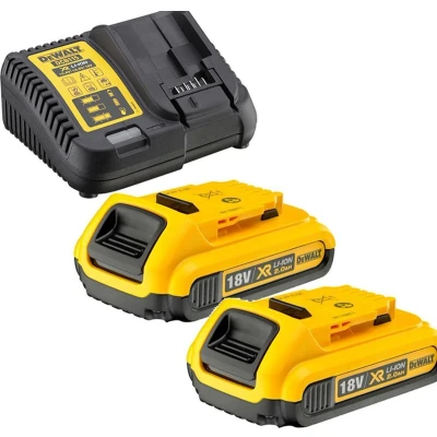 Afbeelding van DeWALT DCB115M2 18V Li ion starterset (2x 4.0Ah) en oplader
