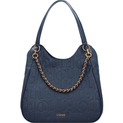Afbeelding van LIU JO Schoudertas Adonide ECS Satchel Dress Blue Donkerblauw
