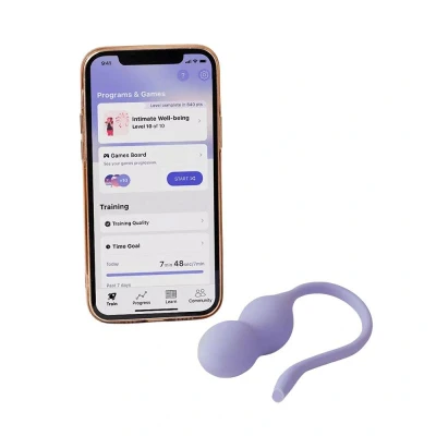 Afbeelding van Care+ Bekkenbodem Trainer App Controlled Lila