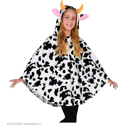 Afbeelding van &quot;COW&quot; (hooded poncho) (één maat past de meeste kinderen)
