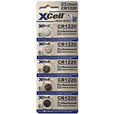 Afbeelding van XCell Knoopcel CR1220 3 V 5 stuk(s) 40 mAh Lithium B5
