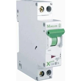 Afbeelding van Eaton pln6 b10 1n mw installatieautomaat 1p n b karakteristiek 10a iec en 60898 1 6ka module breedte 17 5mm 263162