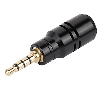 Afbeelding van 3,5 mm standaard stekker, mini microfoon draagbare jackplug voor mobiele smartphone EY 630A, telefoons, tablets, opnamepennen, spiegelreflexcamera&#039;s (vierpolig)