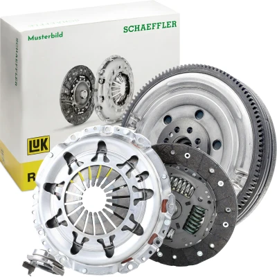 Afbeelding van LuK 600 0382 00 Koppelingsset Met glijlager druklager, ontkoppelingsvork, vliegwiel, Incl schroefset automatische bijstelling
