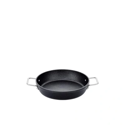 Afbeelding van Fissler Adamant/serveerpan, groot (Ø 32 cm) aluminium braadpan, gecoat, anti aanbak, hoge rand, krasbestendig inductie, zwart