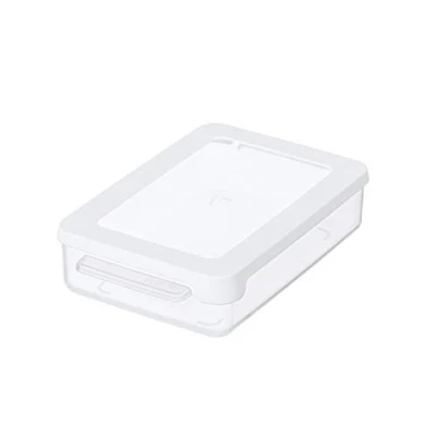 Afbeelding van SmartStore Rechthoekig Lunchbox, 0.6 Liter Capaciteit, Transparant/Witte