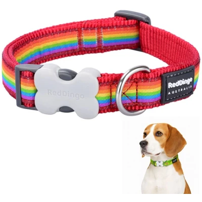 Afbeelding van Hondenhalsband Red Dingo STYLE RAINBOW 41 63 cm