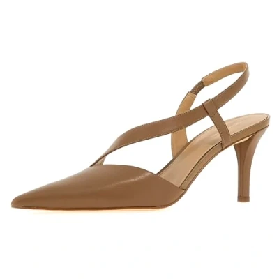 Afbeelding van Michael Kors Jaida Hoge hakken, Dames, Maat: 40.5, Husk Leer