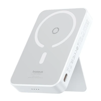 Afbeelding van Baseus MagPro MagSafe Powerbank 20W met Standaard 5.000mAh Wit