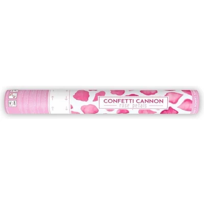Afbeelding van Confetti Kanon Roze Rozenblaadjes 40cm