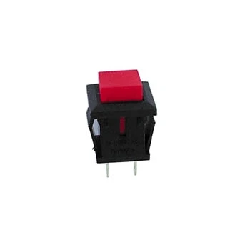 Afbeelding van Drukschakelaar Off (on) Rood 1a 125v
