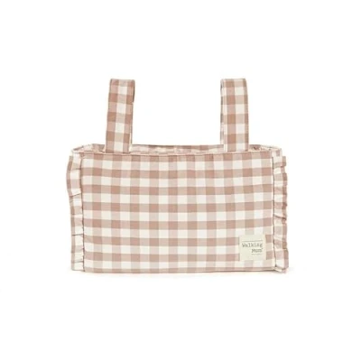 Afbeelding van Walking Mum. Remy Organizer zwangerschapstas voor kinderwagen, korte handgrepen bevestiging aan de auto, roze, 31 x 17 12 cm.
