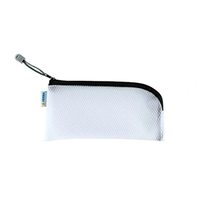 Afbeelding van HERMA 20020 Zak met ritssluiting koffer transparant zwart, kleine afsluitbare tas ritssluiting, toilettas voor mobiele telefoon, oplaadkabel, cosmetica, pennen, sleutels