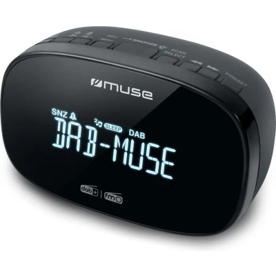 Afbeelding van Muse M 150CDB Stijlvolle wekkerradio met groot LCD display, DAB+
