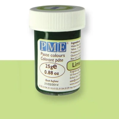 Afbeelding van Kleurstof gel PME Lime Crush 25 gram