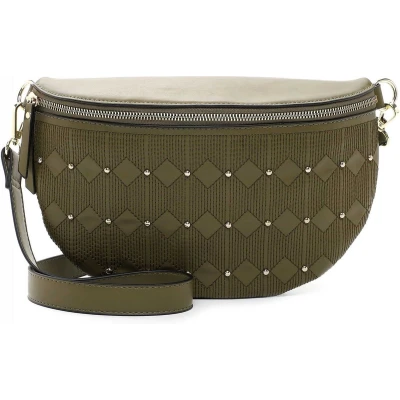 Afbeelding van Tamaris Schoudertas Madeline Crossover Bag Khaki Kaki