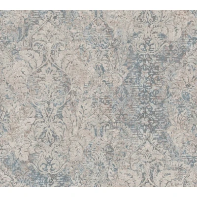 Afbeelding van AS Creation Mata Hari 38093 1 380931 Beige / Blauw
