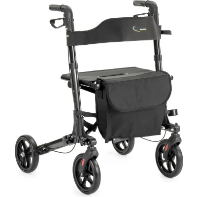 Afbeelding van Dubbel Opvouwbare Rollator City Antraciet