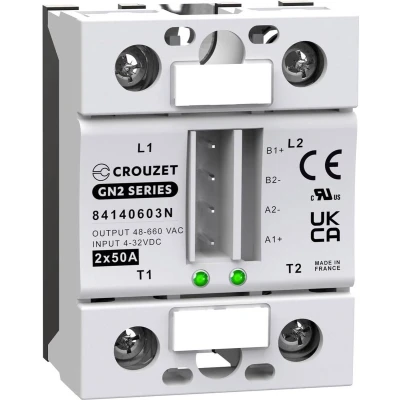 Afbeelding van Crouzet Halfgeleiderrelais 84140603N 50 A Schakelspanning (max.): 660 V/AC Speciale nuldoorgang 1 stuk(s)