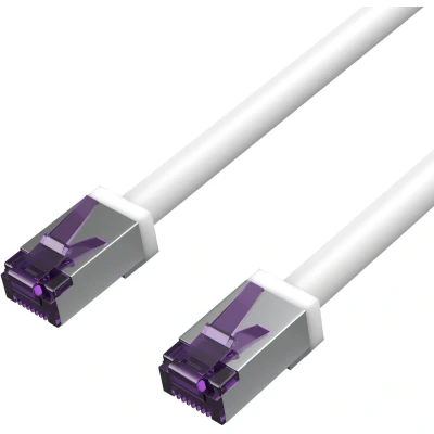 Afbeelding van Flexline® Patchkabel cat. 6A S/FTP, kurze Bauform, PIMF, weiß, 5,0m